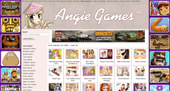 Desktop Screenshot of angiegames.com